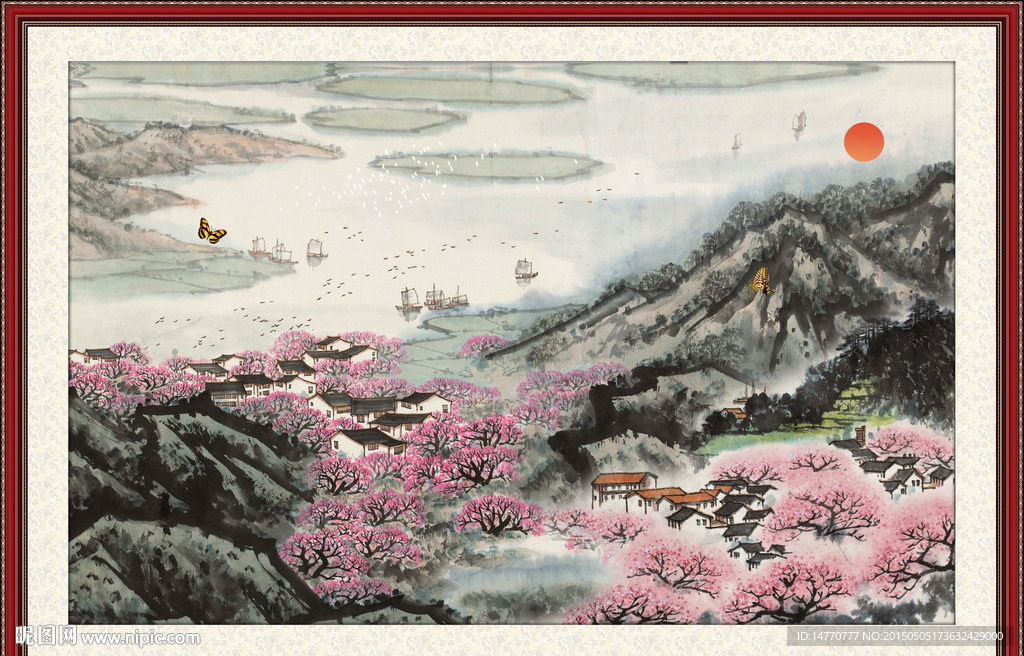 山水国画