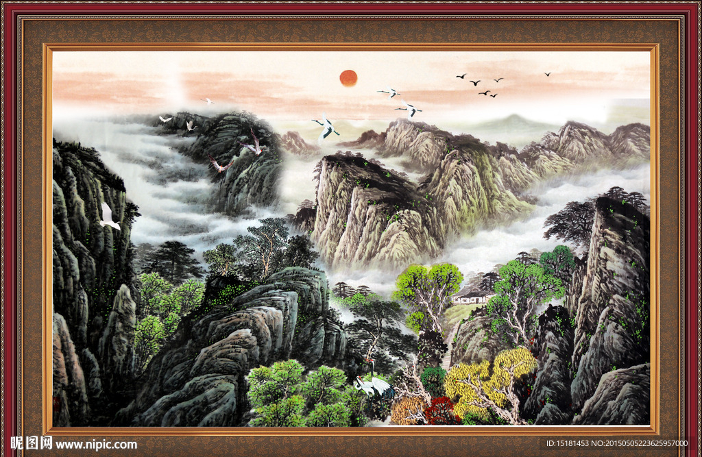 山水风景国画