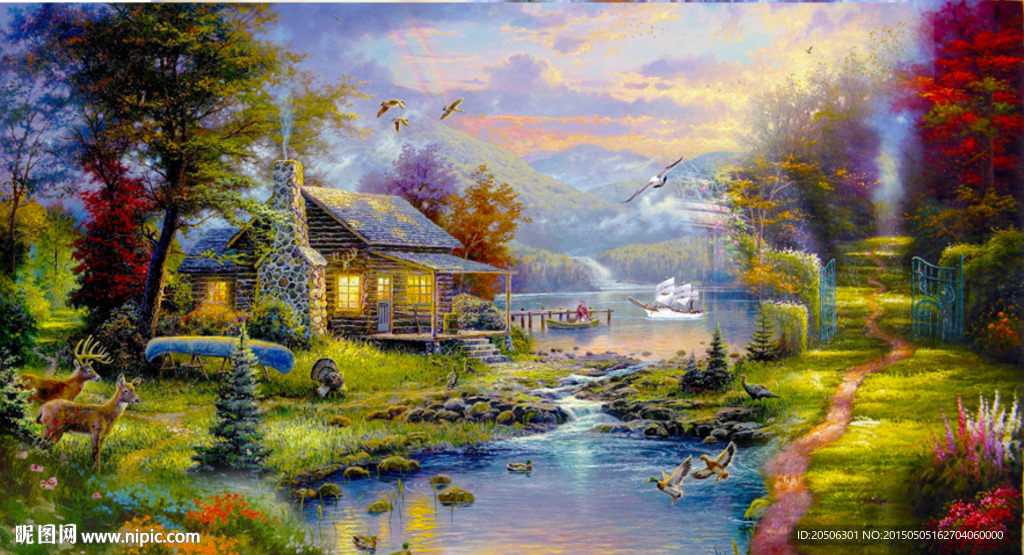 风景油画