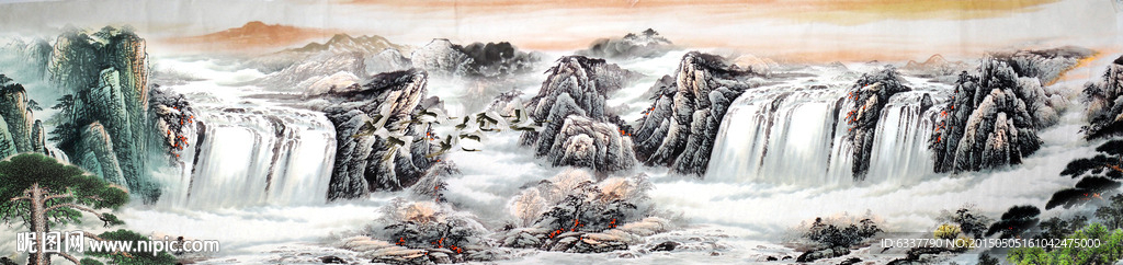 国画山水画