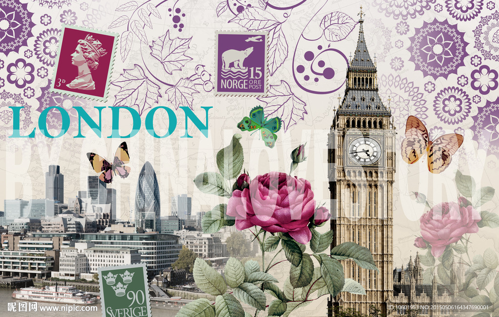 欧美风格装饰画