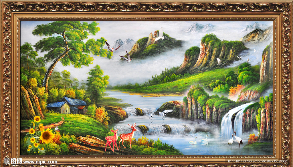 油画风景 山水类