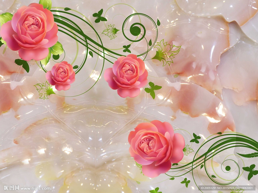 玉雕电视背景墙