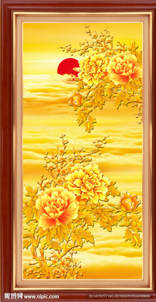 金碧辉煌 花开富贵 富贵牡丹
