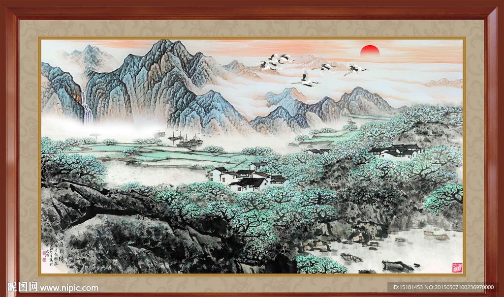 国画山水