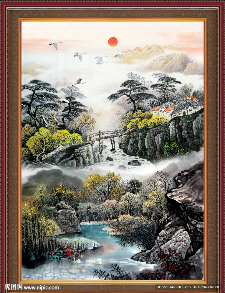 国画山水