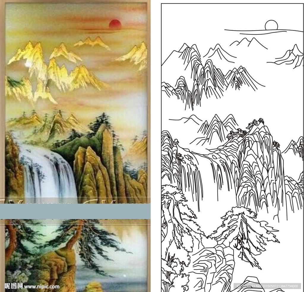 山水画