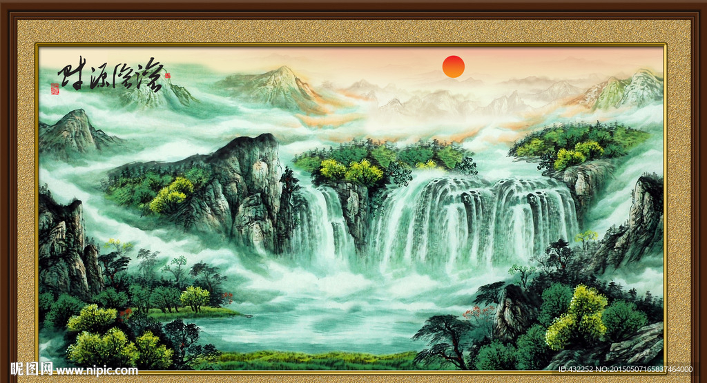 国画山水画