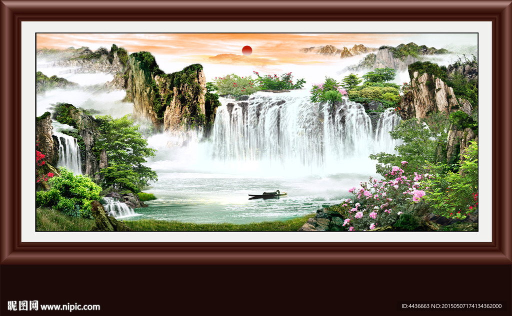 山水画 山水风景