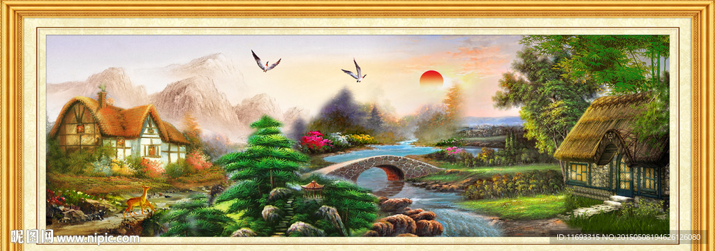 油画风景