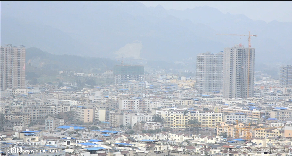 遵义绥阳发展中的城市