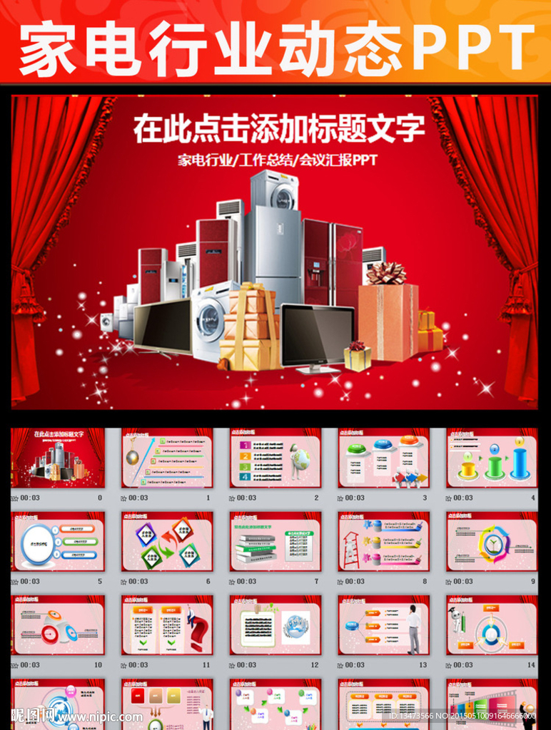 家电行业生产销售会议总结PPT