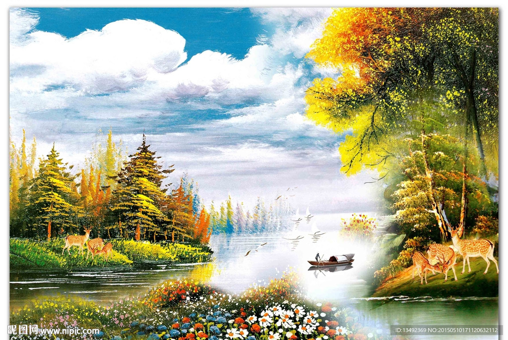 风景油画