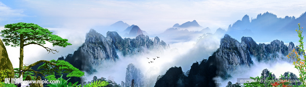 黄山迎客松