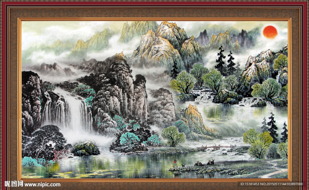 山水国画