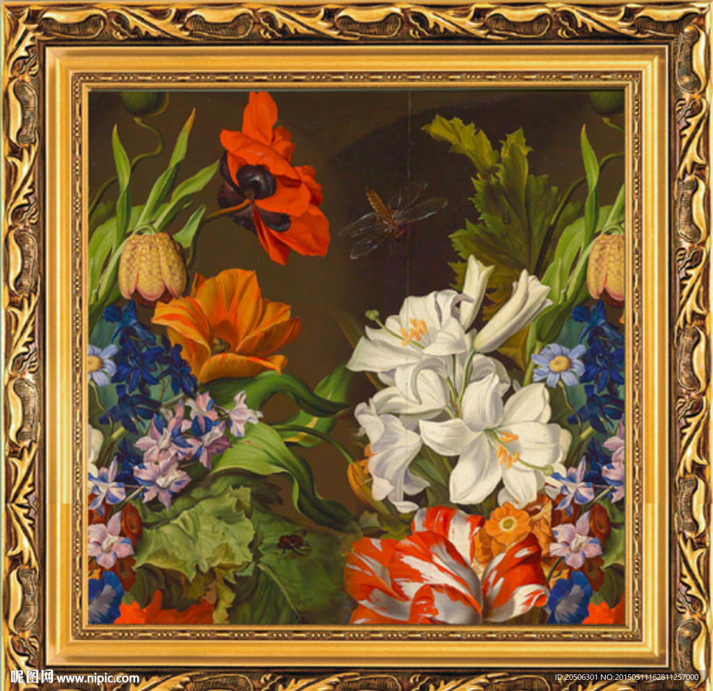 花卉油画