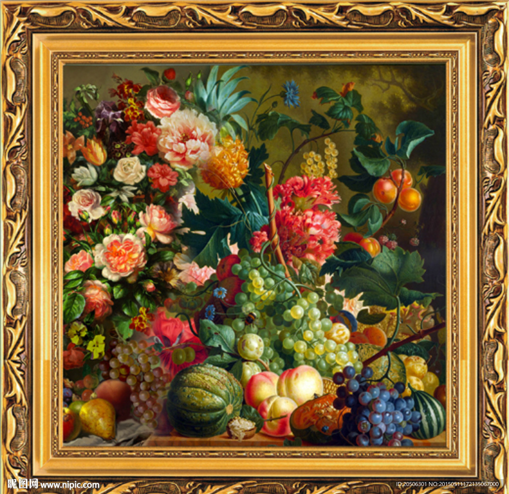 花卉油画