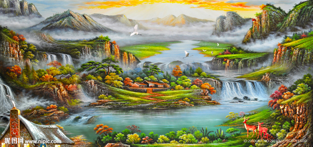 地中海油画