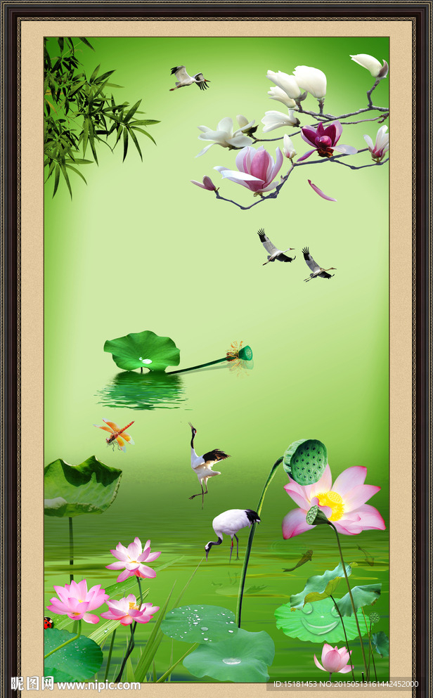 荷花图
