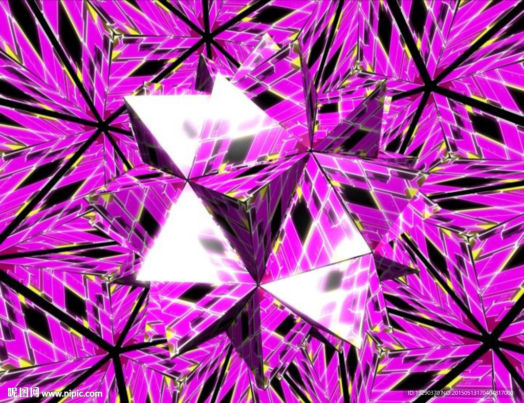 超美3D钻石LED舞台背景视频
