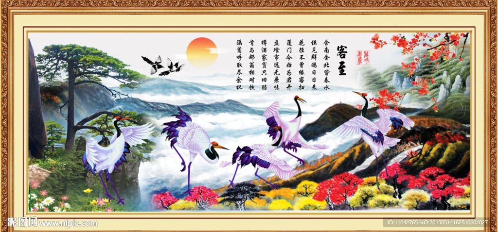 松鹤图