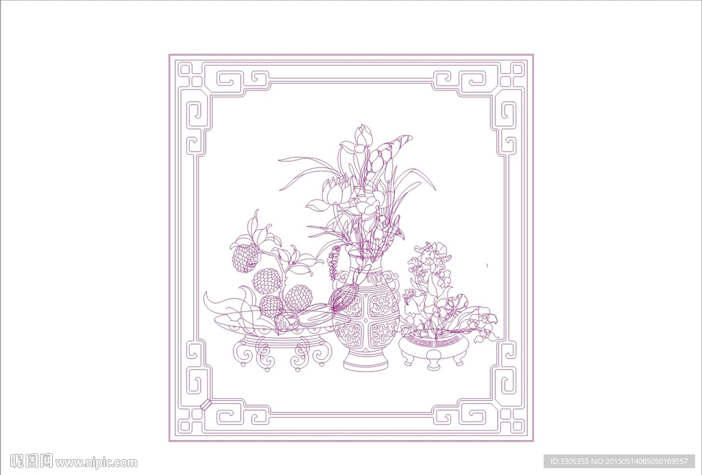 矢量窗花