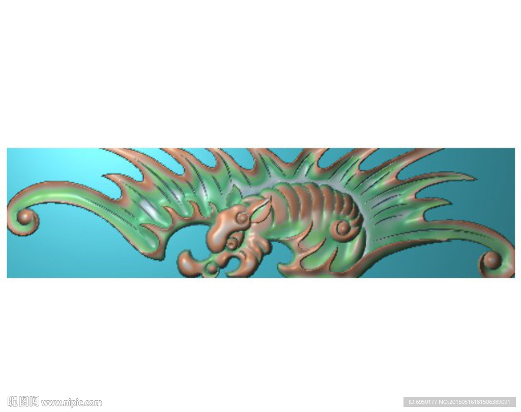 蝙蝠夹花精雕图灰度图浮雕图雕刻