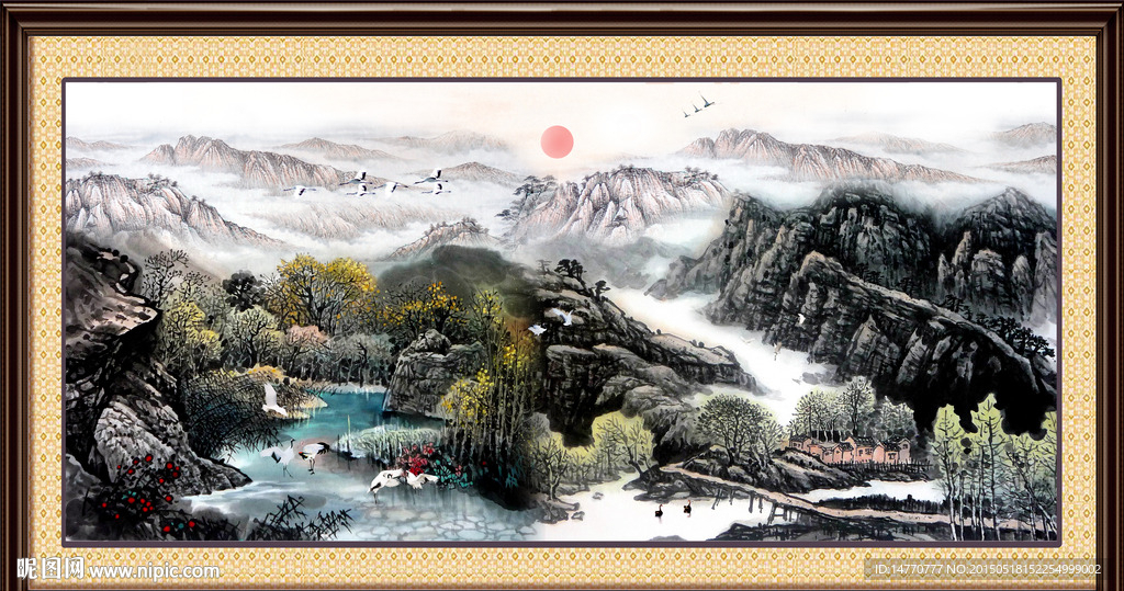 国画山水