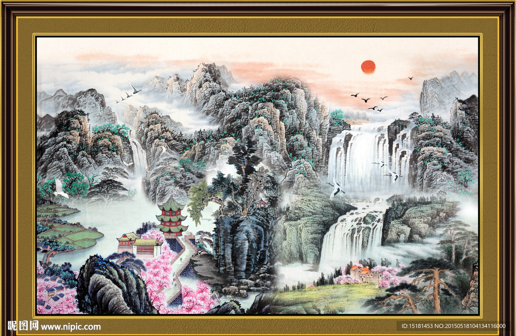 国画山水