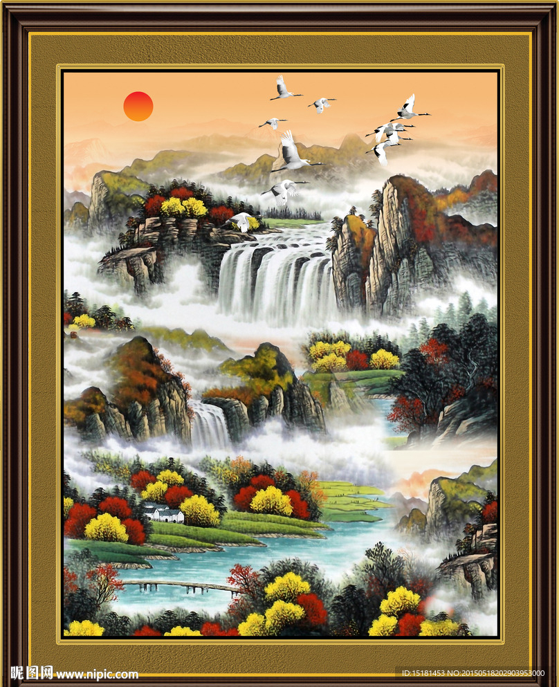 国画山水