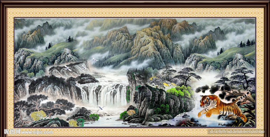 国画山水画