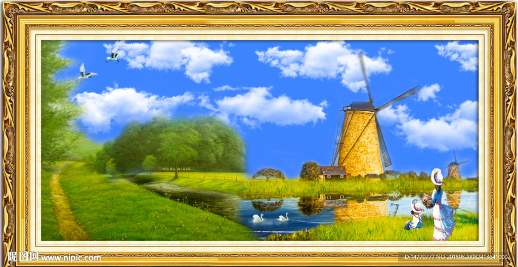 油画风景