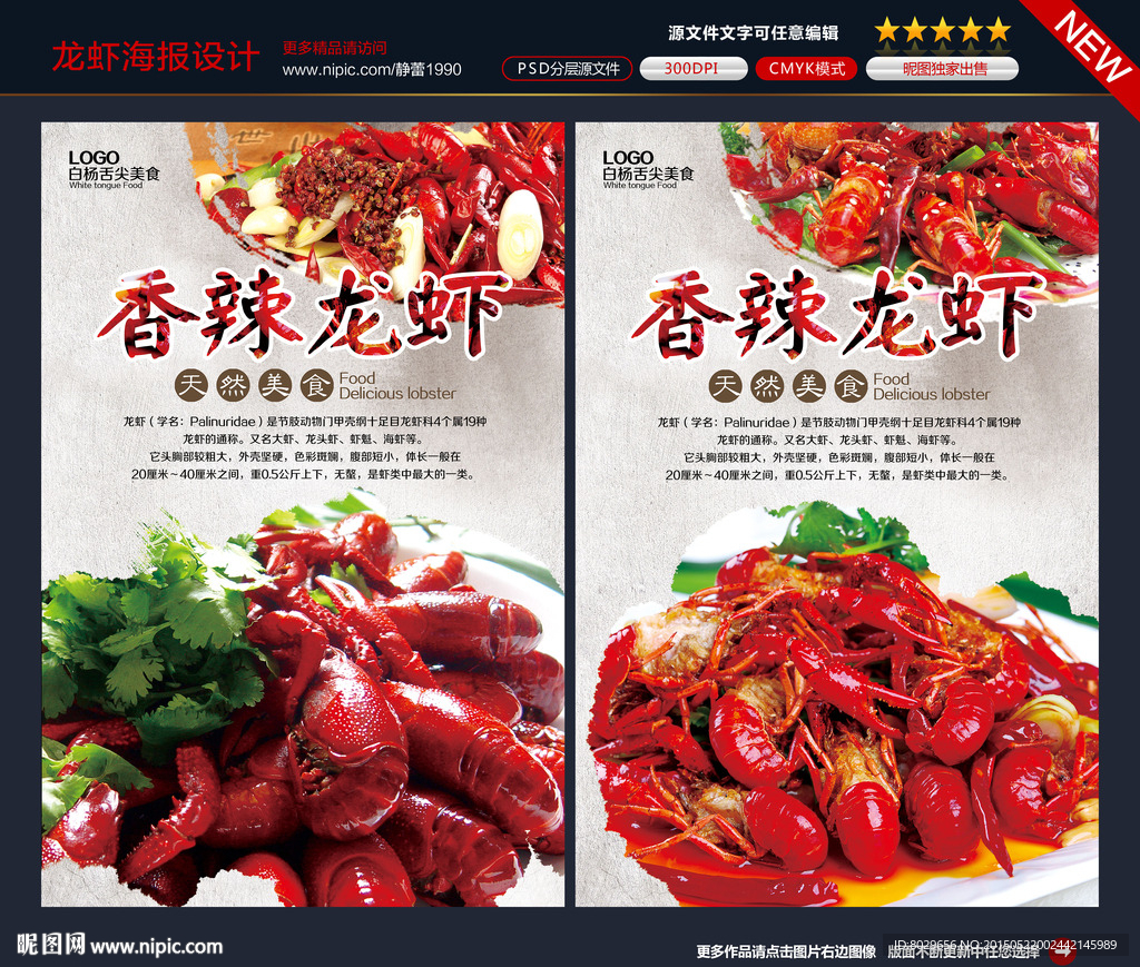 龙虾海报图片