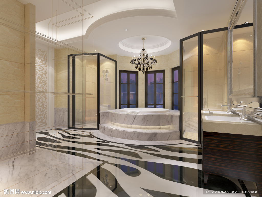 样板间卫生间效果图