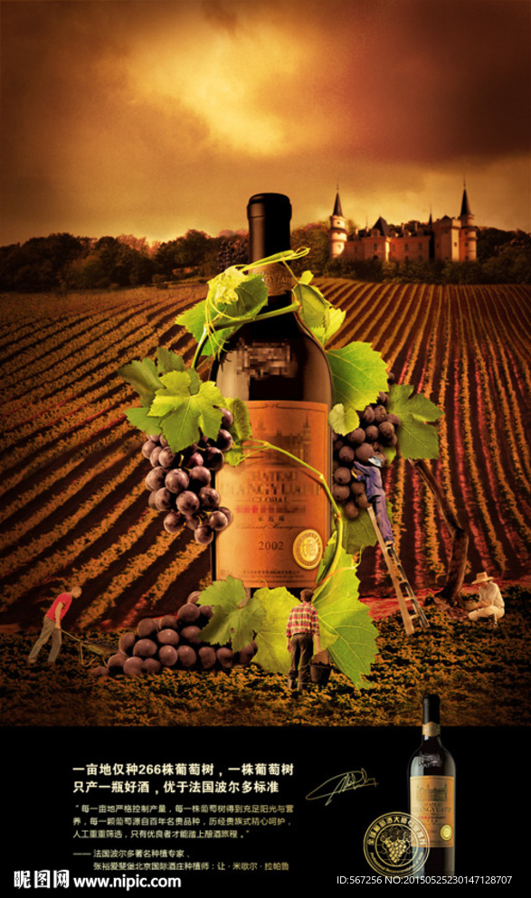 葡萄酒海报