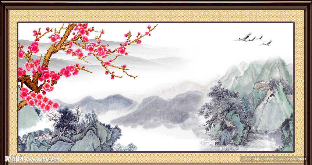 梅花装饰画