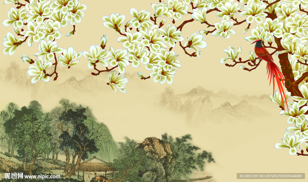 中国风背景墙