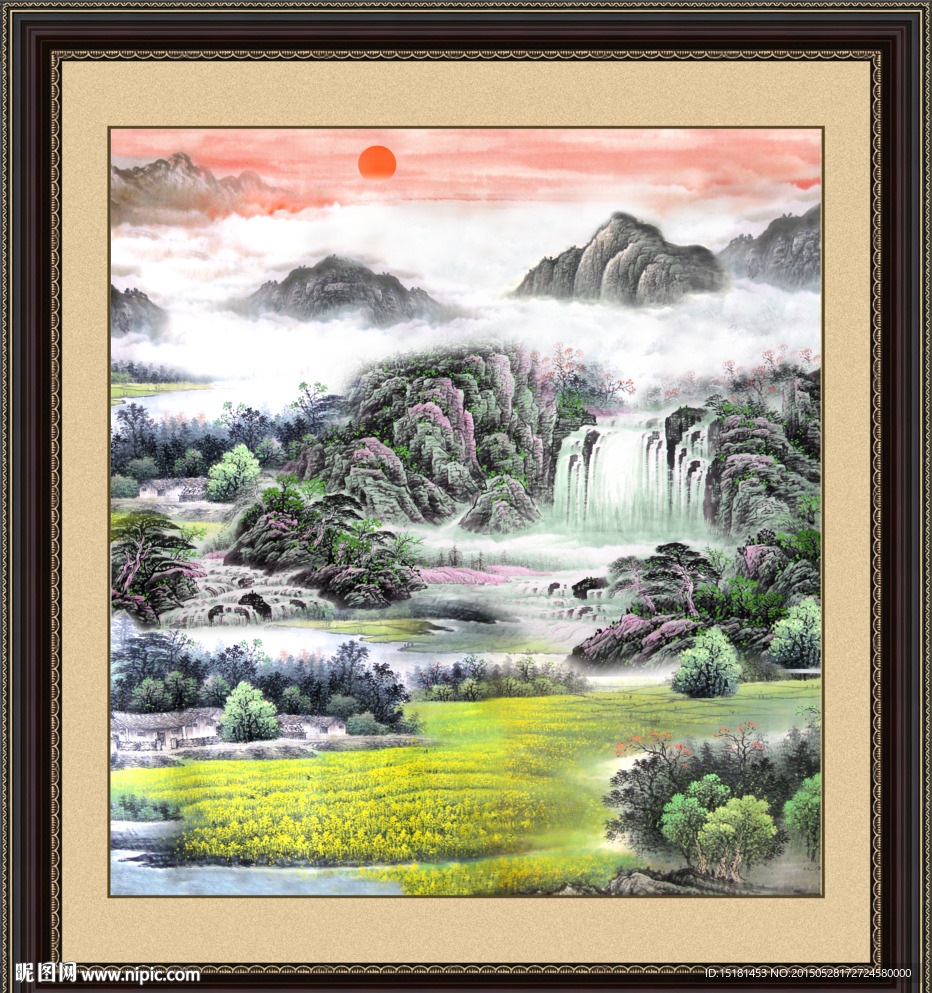 山水国画