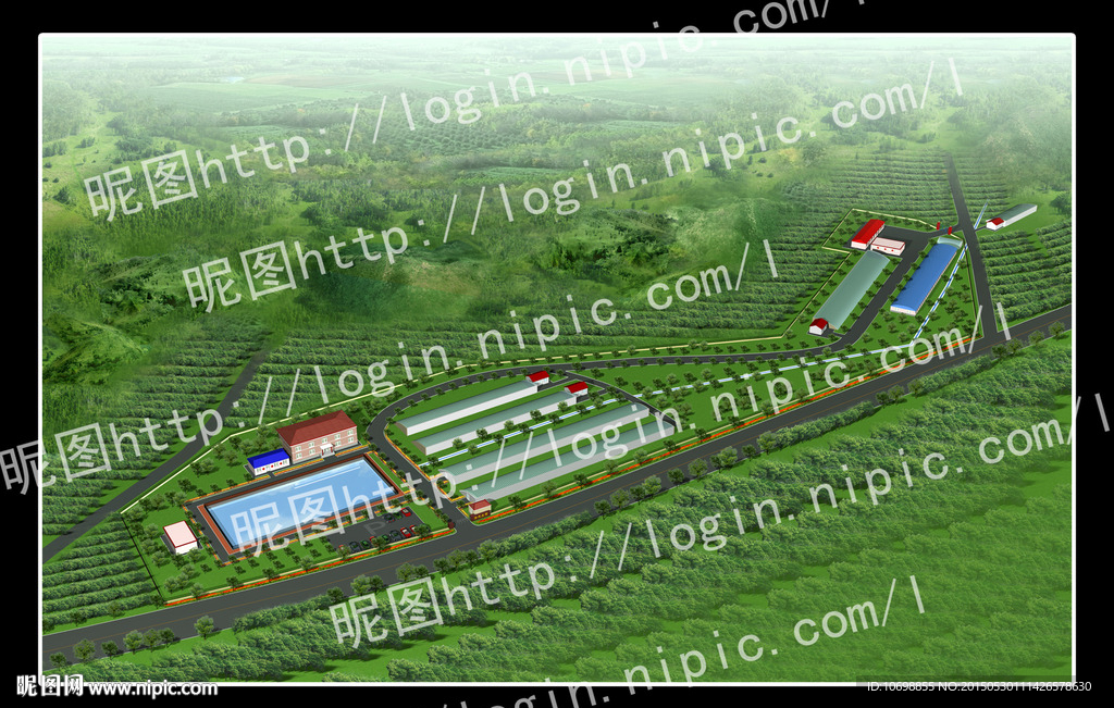 农业园区效果图