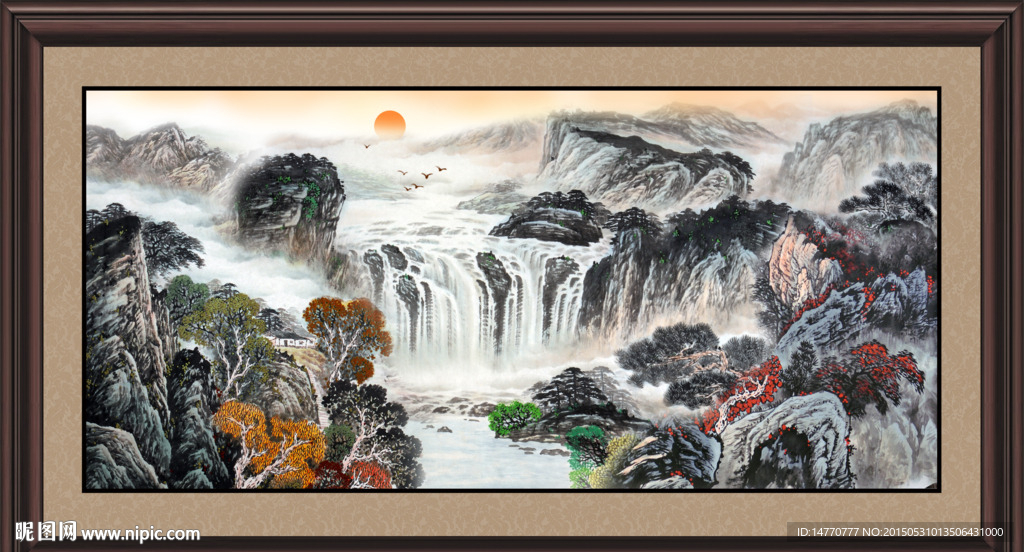 山水国画