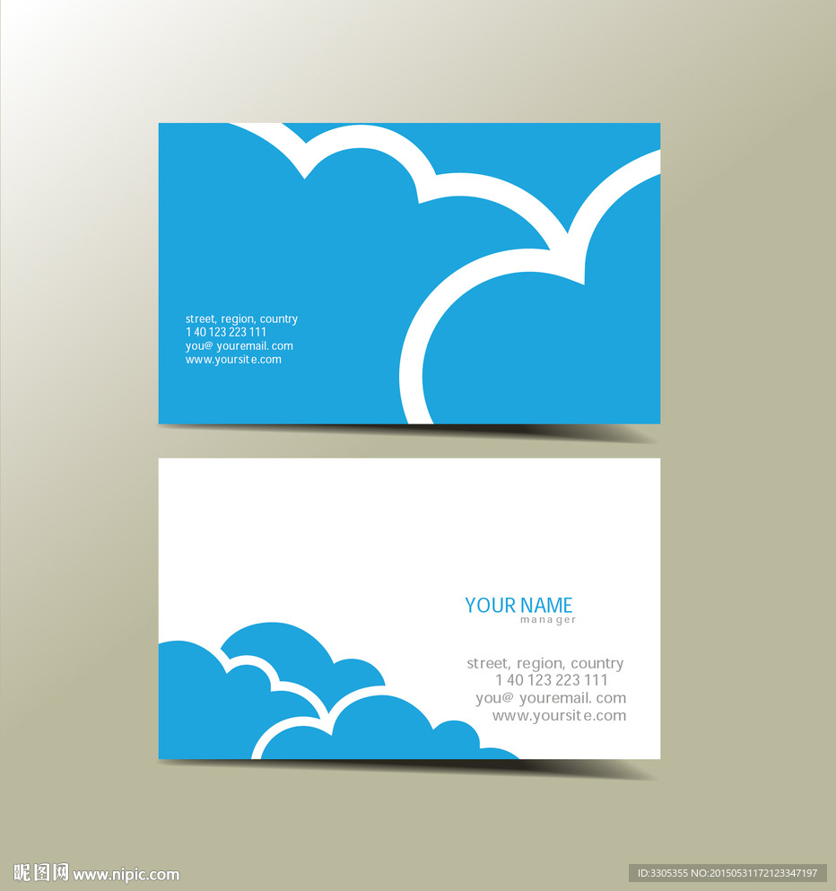 名片模板