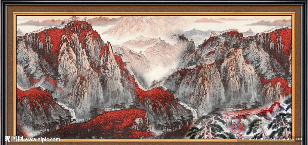 国画长城
