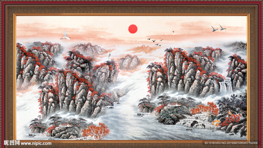 山水国画