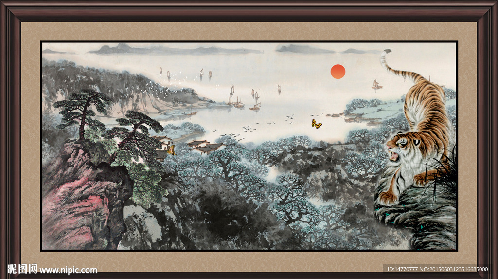 国画老虎图