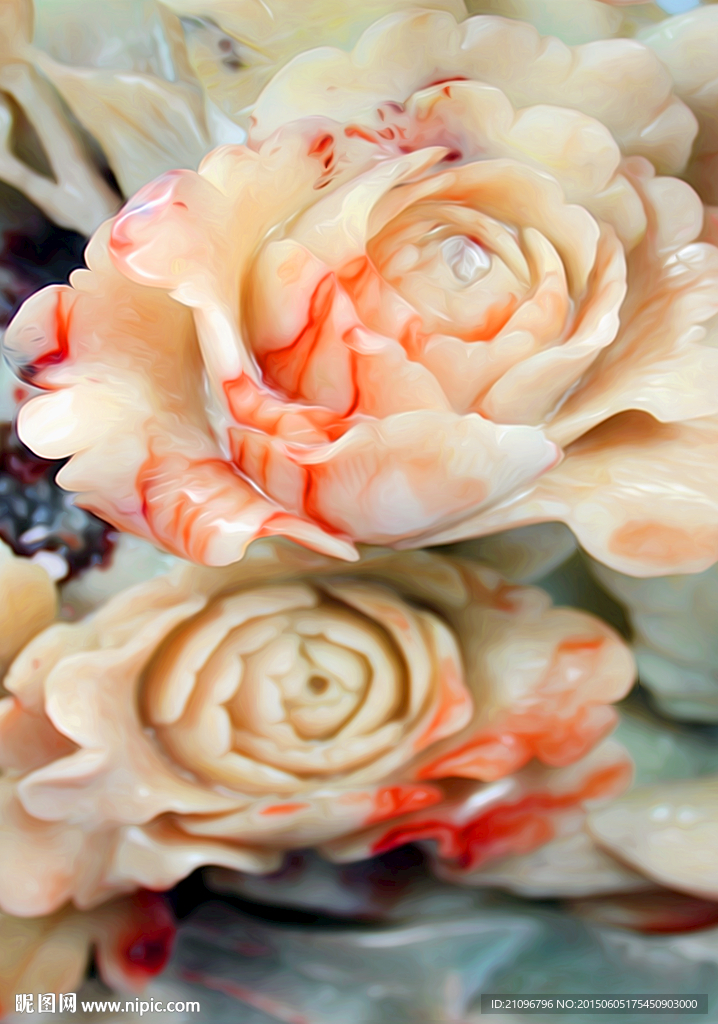 玉雕玄关背景墙（不分层）