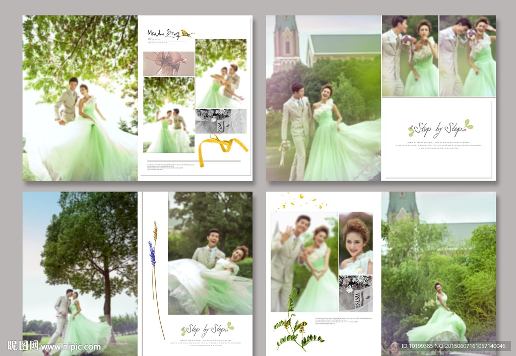 婚纱照 婚纱模板 相册模板