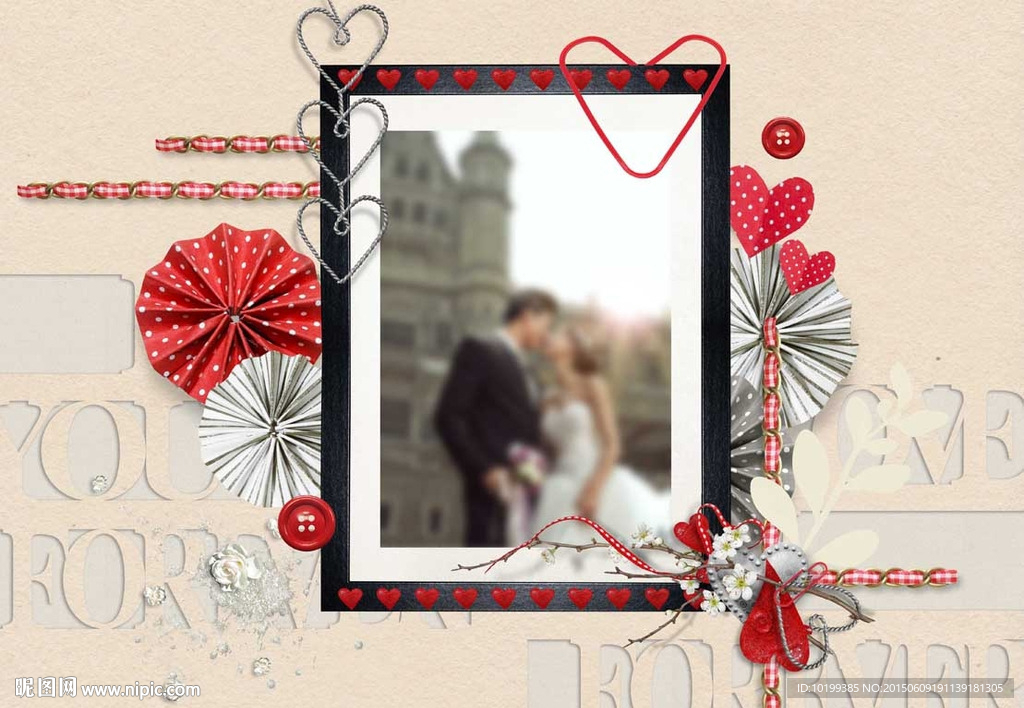 婚纱照模板 相册模板