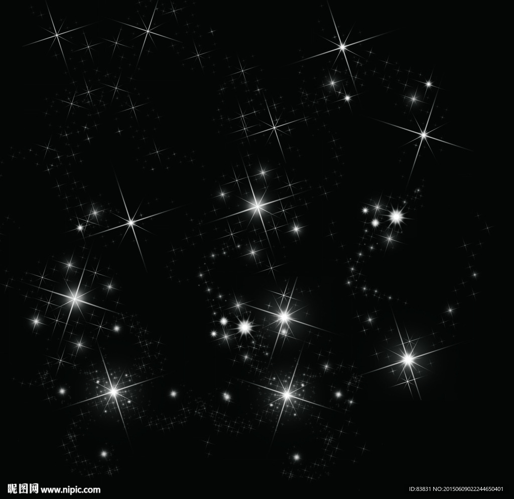 PSD星光素材
