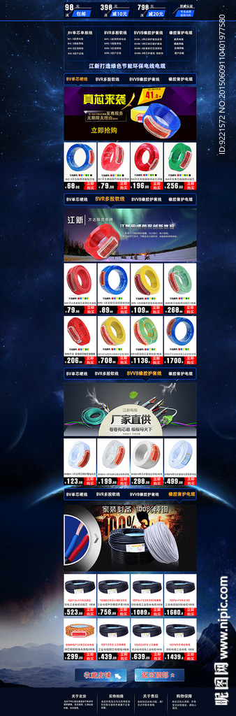 电线电缆模板