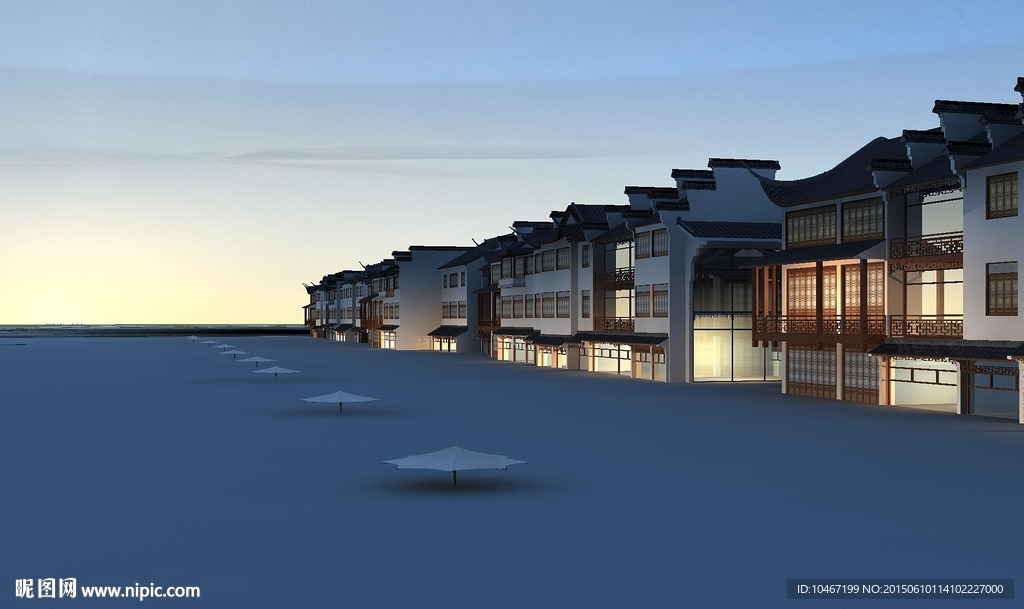 古建 3D MAX 模型